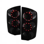 Dodge Ram 2002-2006 Red and Smoked LED Tail Lights
