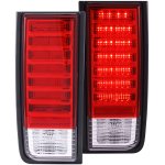 2006 Hummer H2 Red and Clear LED Tail Lights