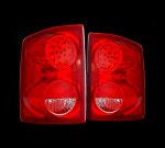 2005 Dodge Dakota Red LED Tail Lights