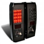 2008 Hummer H3 Smoked LED Tail Lights
