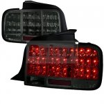 2005 Ford Mustang Smoked LED Tail Lights Sequential