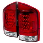 2011 Nissan Armada Red and Clear LED Tail Lights