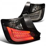 2012 Scion tC Black Smoked LED Tail Lights