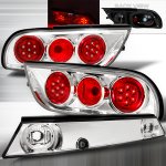 1993 Nissan 240SX Coupe Clear LED Tail Lights Set