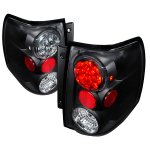 2004 Ford Expedition Black LED Tail Lights