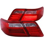 2009 Toyota Camry LED Tail Lights Red and Clear