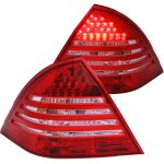 Mercedes Benz C Class Sedan 2005-2007 LED Tail Lights Red and Clear