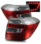 2009 Toyota Highlander LED Tail Lights Red and Clear