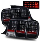 2005 Ford Mustang LED Tail Lights Black
