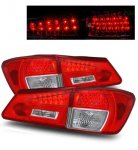 Lexus IS250 2006-2008 Red and Clear LED Tail Lights