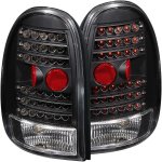 1997 Plymouth Voyager Black LED Tail Lights