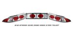 Mitsubishi Eclipse 1995-1999 Clear Altezza Tail Lights