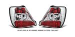 2005 Honda Civic Si Hatchback Clear Altezza Tail Lights