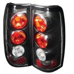 GMC Sierra 2004-2006 Black Altezza Tail Lights