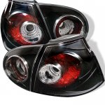 2007 VW Golf Black Altezza Tail Lights