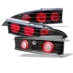 1997 Mitsubishi Eclipse Black Altezza Tail Lights