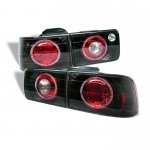 Honda Accord Sedan 1992-1993 Black Altezza Tail Lights