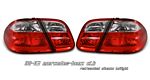 Mercedes Benz CLK 1998-2003 Red and Smoked Euro Tail Lights