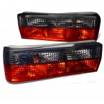 1985 BMW 3 Series Red and Smoked Euro Tail Lights