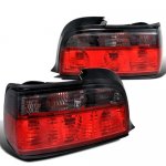 BMW 3 Series Coupe 1992-1998 Euro Tail Lights Red and Smoked