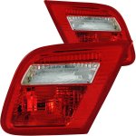 BMW 3 Series Coupe 1999-2001 Red and Clear Euro Trunk Tail Lights