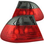 1999 BMW 3 Series Coupe Red and Smoked Euro Tail Lights