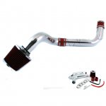 Acura Integra 1994-2001 Polished Cold Air Intake System with Red Air Filter