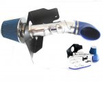 Ford Mustang V8 2005-2009 Polished Cold Air Intake with Blue Air Filter