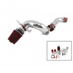Ford Mustang V8 1996-2004 Polished Cold Air Intake with Red Air Filter