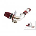 1994 Ford Mustang V8 Polished Cold Air Intake with Red Air Filter