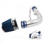 Ford F250 1997-1999 Polished Short Ram Intake with Blue Air Filter