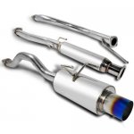 Honda Civic 1992-1995 Cat Back Exhaust System with Titanium Tip