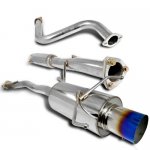 1990 Honda Accord Cat Back Exhaust System with Titanium Tip
