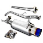 1999 Honda Accord Cat Back Exhaust System with Titanium Tip