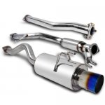 Honda Civic Si Coupe 2006-2009 Cat Back Exhaust System with Titanium Tip