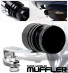 Turbo Muffler Exhaust Sound Whistler Black