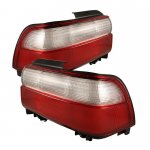1995 Toyota Corolla Red and Clear JDM Tail Lights