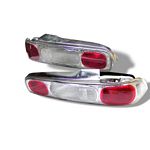 Acura Integra Coupe 1994-2001 Red and Clear JDM Tail Lights