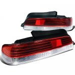 2000 Honda Prelude Red and Clear Tail Lights