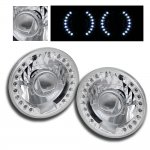 1978 Nissan 260Z Sealed Beam Projector Headlight Conversion White LED