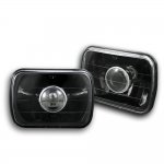 1986 Chevy Astro Black 7 Inch Sealed Beam Projector Headlight Conversion