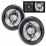 1981 Ford Courier Black Chrome Sealed Beam Headlight Conversion