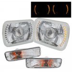 1998 Toyota Tacoma Amber LED Projector Headlight Conversion and Bumper Lights