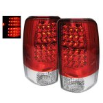 GMC Yukon Denali 2001-2006 LED Tail Lights Red and Clear
