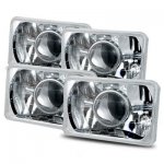 Chevy Caprice 1977-1986 4 Inch Sealed Beam Projector Headlight Conversion Low and High Beams