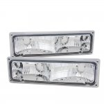 1999 Chevy 2500 Pickup Clear Front Bumper Lights