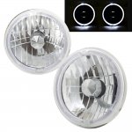 1980 Ford Courier Sealed Beam Headlight Conversion White Halo