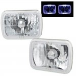1989 Chrysler Conquest White Halo Sealed Beam Headlight Conversion