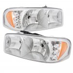 2001 GMC Yukon XL Denali Clear Headlights LED Daytime Running Lights