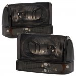 Ford Excursion 2000-2004 Smoked Headlights Bumper Lights and Corner Lights